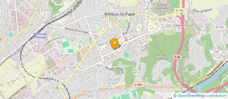 localisation de l'entreprise MERA ESPACE VERT  RILLIEUX-LA-PAPE