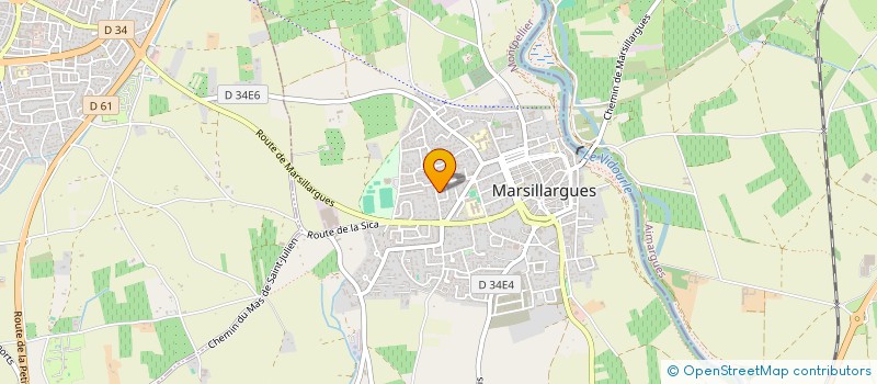 localisation de l'entreprise MERA SERVICES  MARSILLARGUES