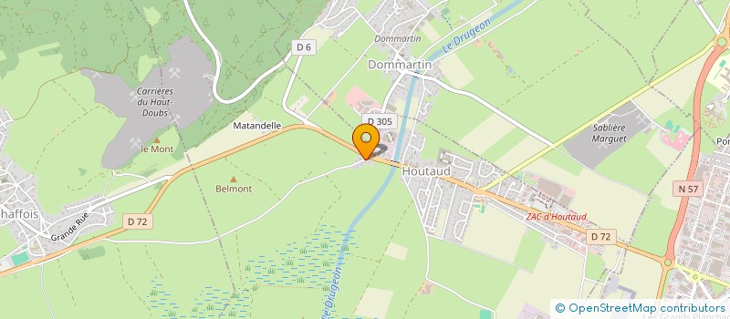 localisation de l'entreprise MERABEN  HOUTAUD