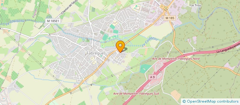 localisation de l'entreprise MERABET à FABREGUES