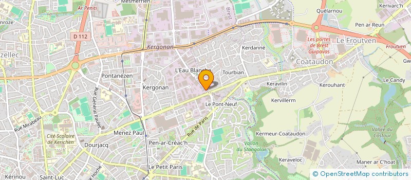 localisation de l'entreprise MERABET  BREST