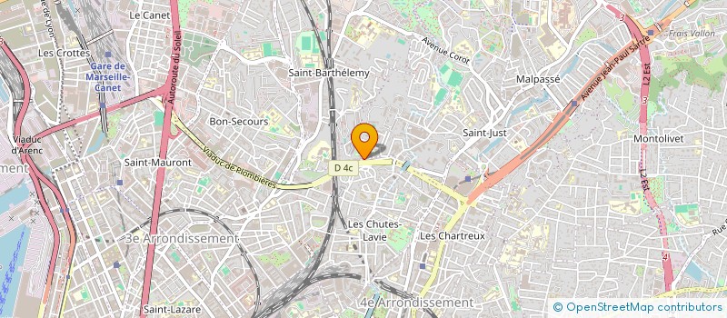 localisation de l'entreprise MERABET à MARSEILLE