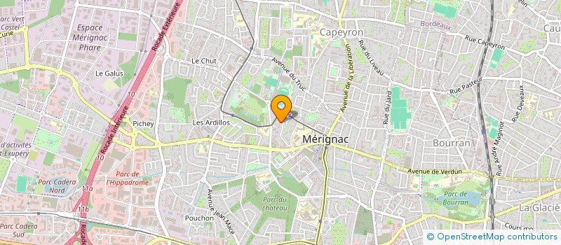 localisation de l'entreprise MERABET  MERIGNAC