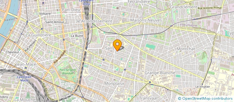 localisation de l'entreprise MERABET HOLDING  LYON