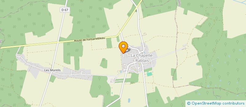 localisation de l'entreprise MERABLAY  LA CHAPELLE-RABLAIS