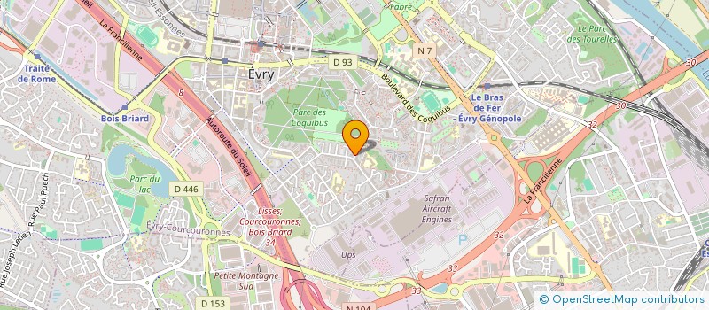 localisation de l'entreprise MERABTEC à EVRY-COURCOURONNES