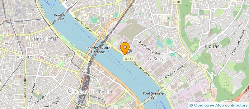 localisation de l'entreprise MERAL  BORDEAUX