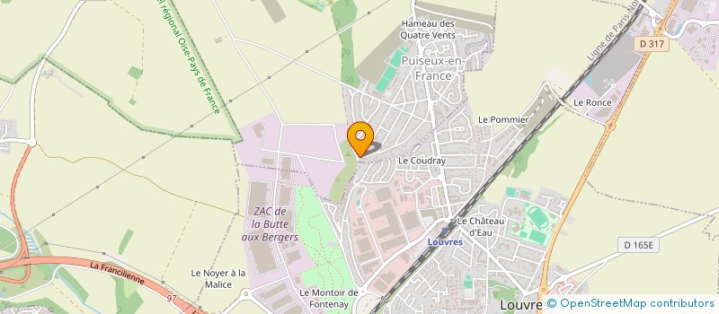 localisation de l'entreprise MERAL IDF  MONTMAGNY