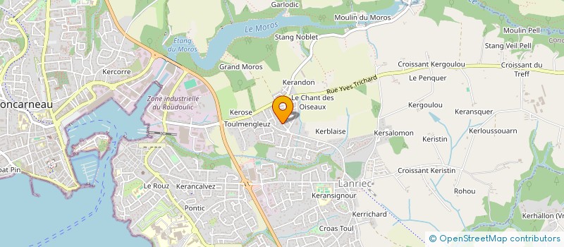 localisation de l'entreprise MERALMA  CONCARNEAU