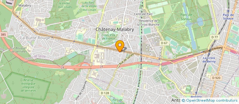 localisation de l'entreprise MERAMO à CHATENAY-MALABRY