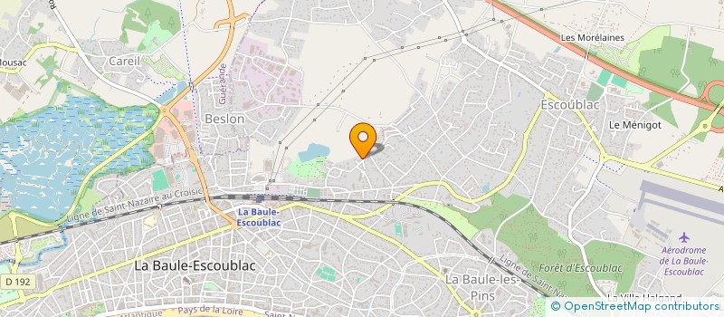 localisation de l'entreprise MERAND à LA BAULE-ESCOUBLAC