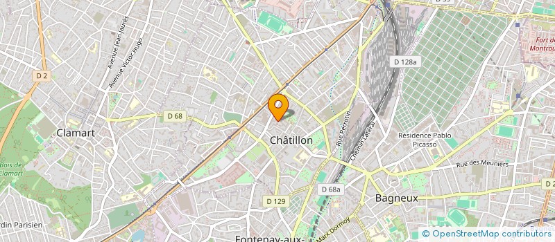localisation de l'entreprise MERANI à CHATILLON