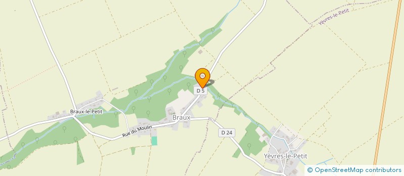 localisation de l'entreprise MERAT  BRAUX