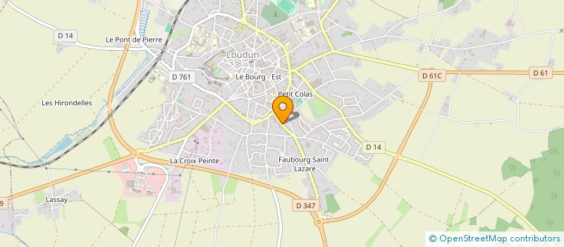 localisation de l'entreprise MERAUTO à LOUDUN