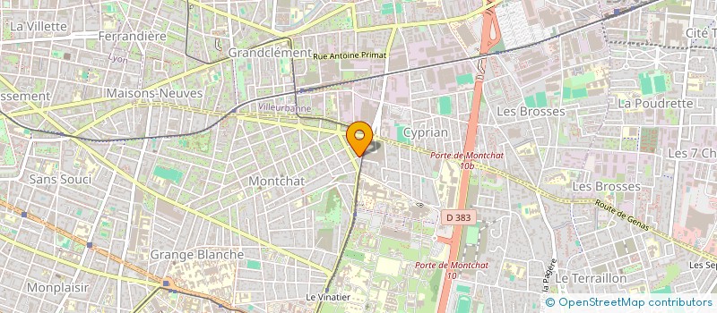 localisation de l'entreprise MERAVA  LYON