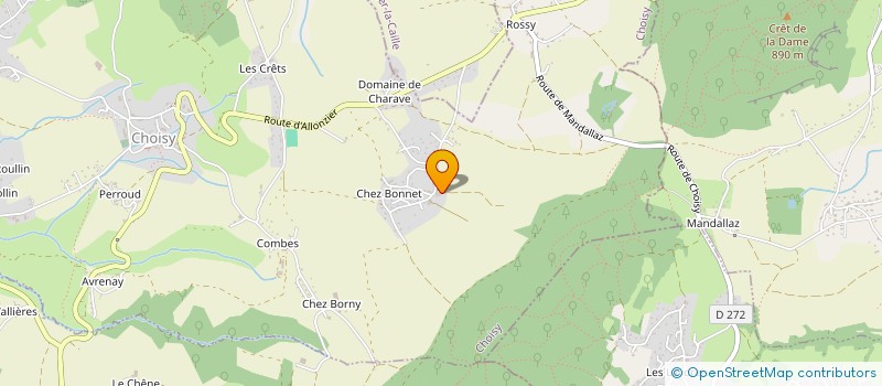 localisation de l'entreprise MERBAT  CHOISY