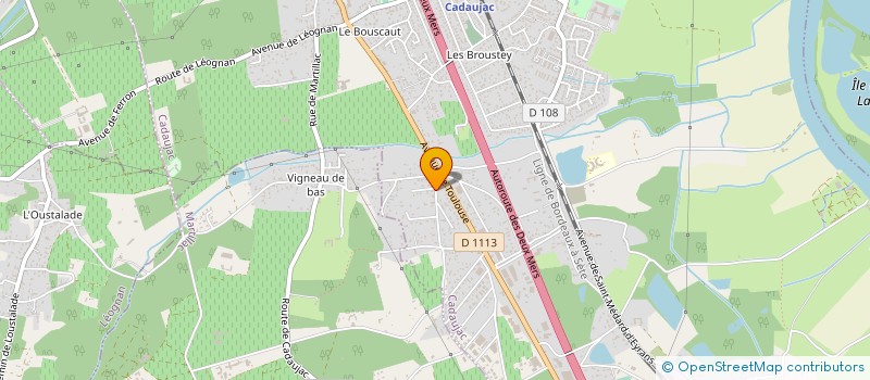 localisation de l'entreprise MERC  CADAUJAC