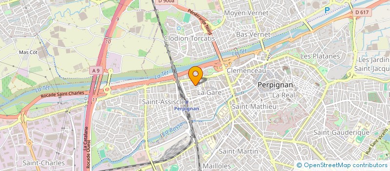 localisation de l'entreprise MERCA  PERPIGNAN