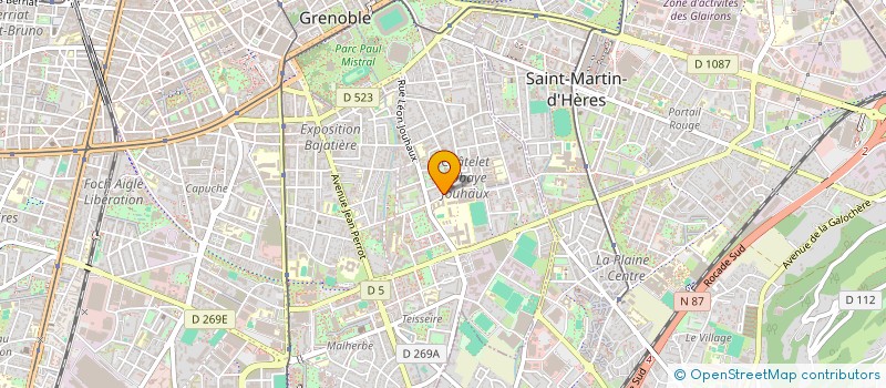 localisation de l'entreprise MERCA DISTRI à GRENOBLE