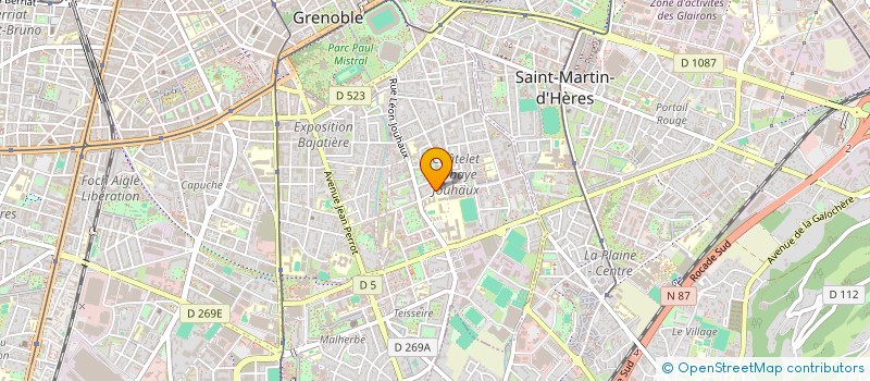 localisation de l'entreprise MERCA GESTION  GRENOBLE