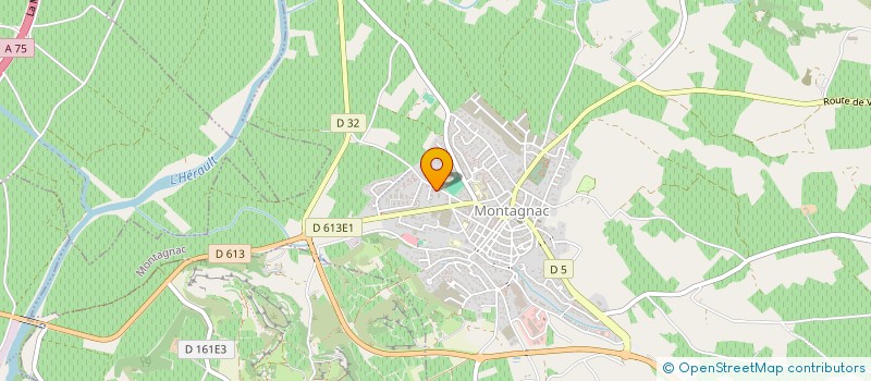 localisation de l'entreprise MERCA IMMO  MONTAGNAC