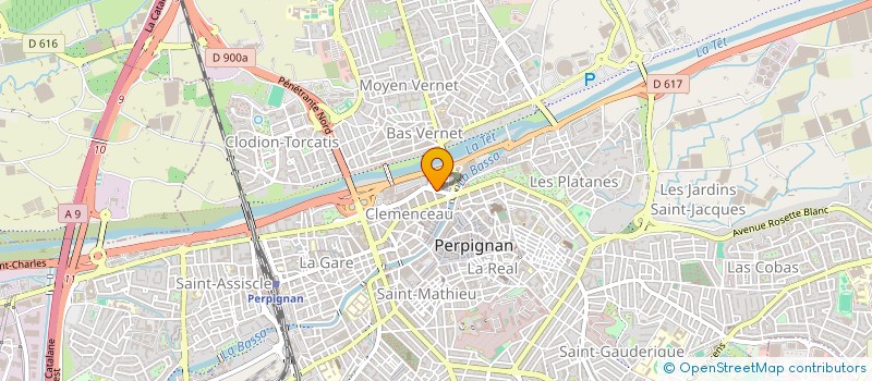 localisation de l'entreprise MERCADER IMMOBILIER  PERPIGNAN