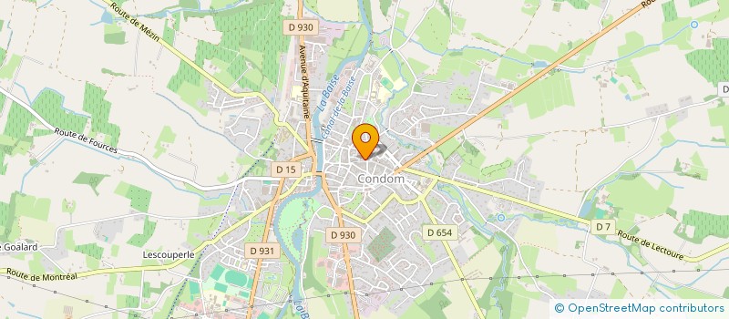 localisation de l'entreprise MERCADIER GUILLEMOZ  CONDOM