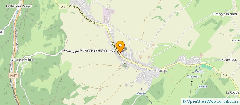 localisation de l'entreprise MERCADIER VINCENT TRAVAUX FORESTIERS  SAINTE-COLOMBE