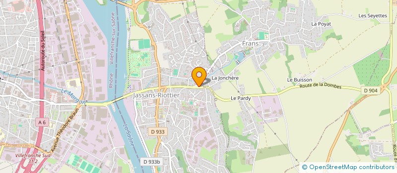 localisation de l'entreprise MERCAN à JASSANS-RIOTTIER