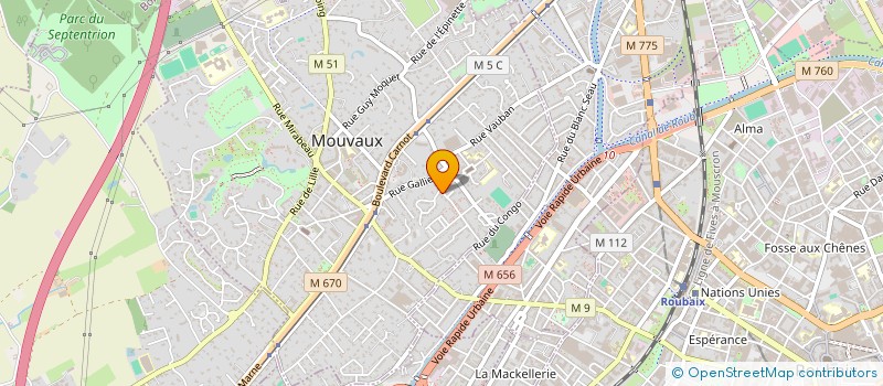 localisation de l'entreprise MERCATEAM CONSULTING  MOUVAUX