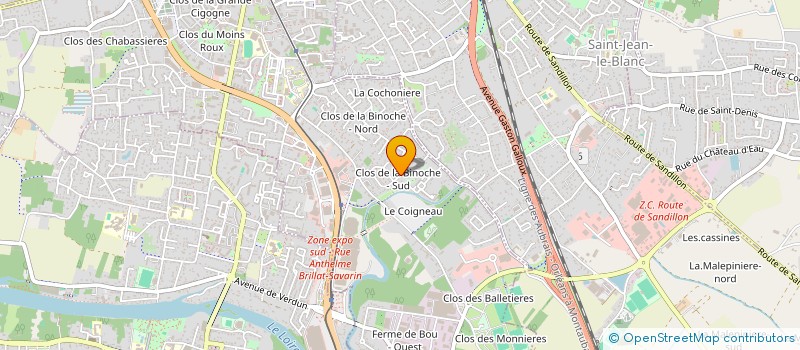 localisation de l'entreprise MERCATIM à ORLEANS