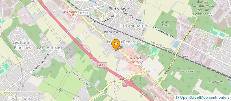 localisation de l'entreprise MERCATO  PIERRELAYE