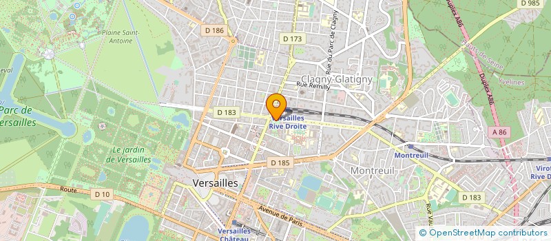 localisation de l'entreprise MERCATOR à VERSAILLES