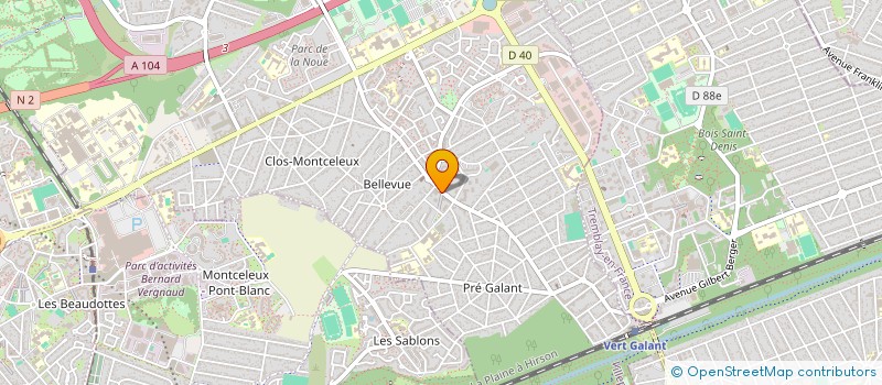 localisation de l'entreprise MERCATOR à VILLEPINTE