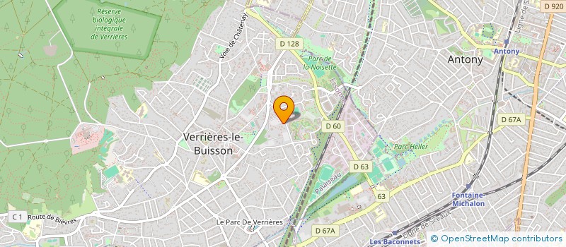localisation de l'entreprise MERCATURA L.A. à VERRIERES-LE-BUISSON