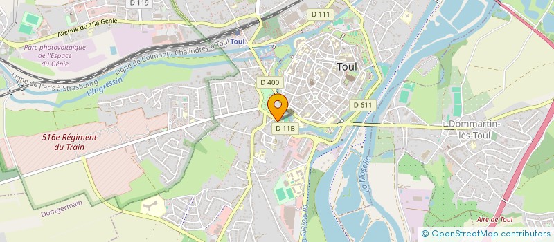 localisation de l'entreprise MERCATUS  TOUL