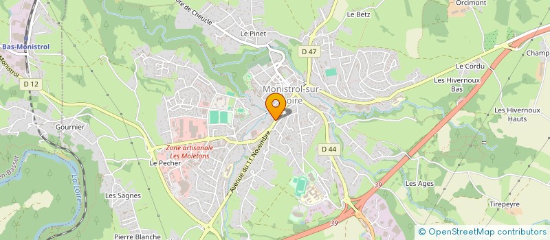 localisation de l'entreprise MERCCI  MONISTROL-SUR-LOIRE