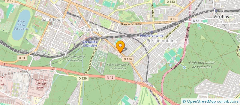 localisation de l'entreprise MERCEDES ET CASIMODO à VERSAILLES