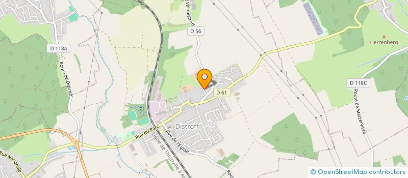 localisation de l'entreprise MERCEDES FAMILIA  DISTROFF