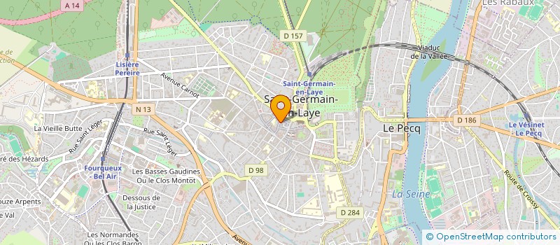 localisation de l'entreprise MERCELLUXE BEAUTE  SAINT-GERMAIN-EN-LAYE