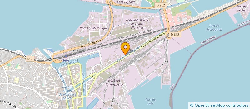 localisation de l'entreprise MERCENAIRES GRAPHIQUES  SETE