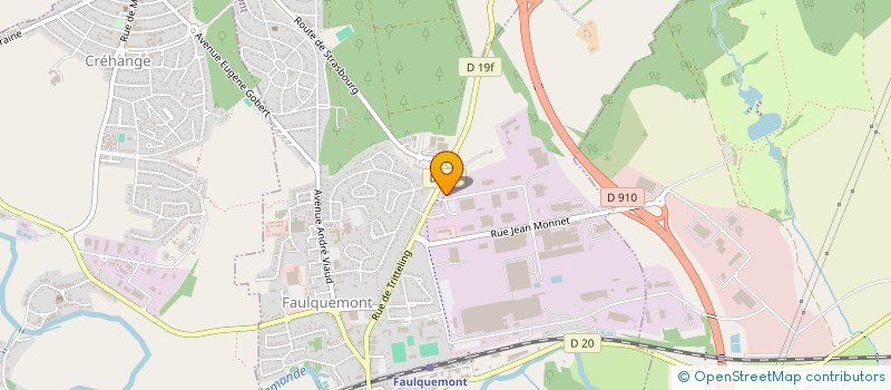 localisation de l'entreprise MERCENARIES AIRSOFT TEAM  FAULQUEMONT