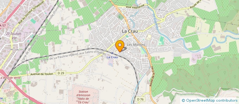 localisation de l'entreprise MERCENARO  LA CRAU