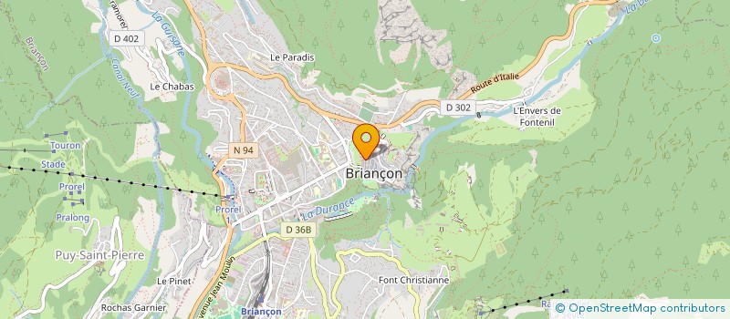 localisation de l'entreprise MERCERIE à BRIANCON