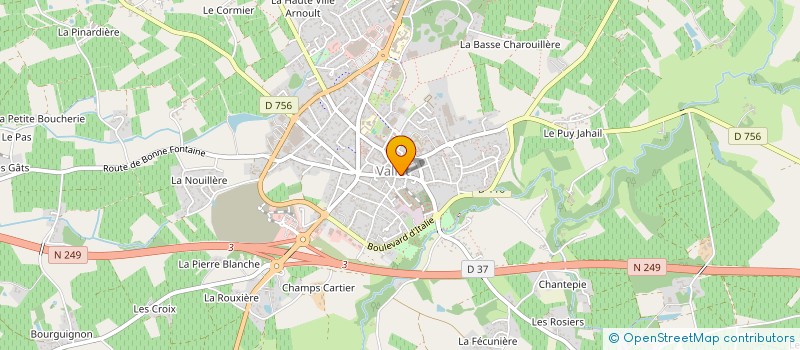 localisation de l'entreprise MERCERIE CLUB à VALLET