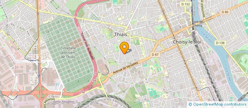 localisation de l'entreprise MERCERIE DE FRANCE à THIAIS