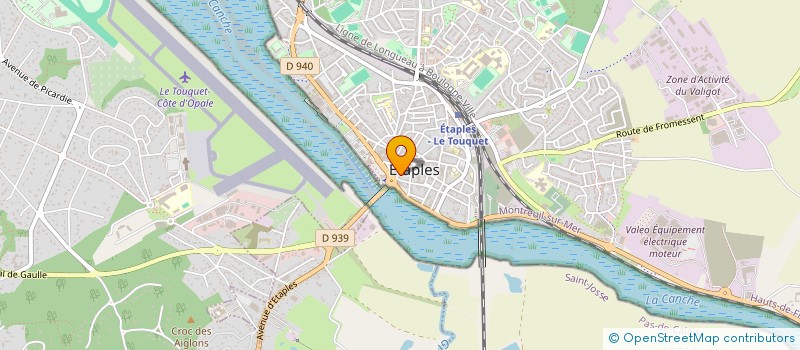 localisation de l'entreprise MERCERIE DE LA CANCHE à ETAPLES
