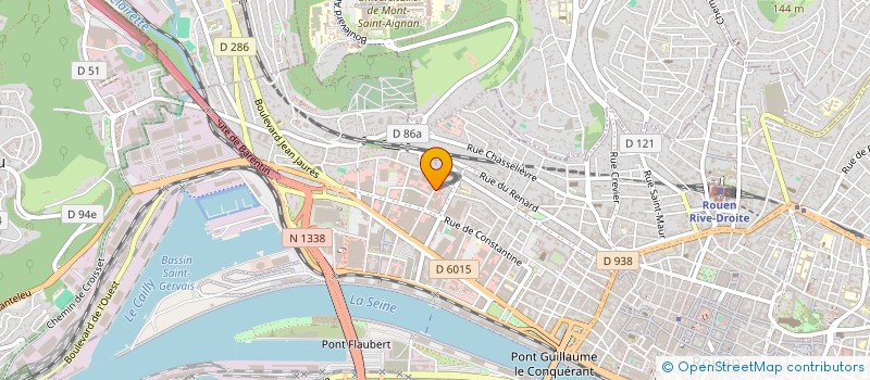 localisation de l'entreprise MERCERIE DU NORD à ROUEN