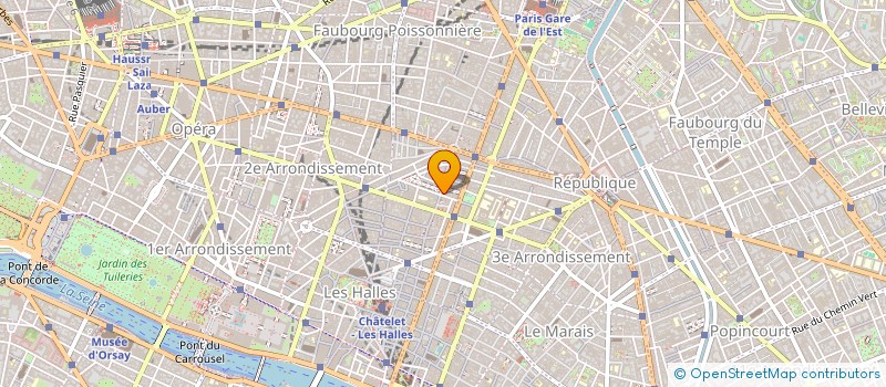 localisation de l'entreprise MERCERIE GENERALE RICHFIL  PARIS