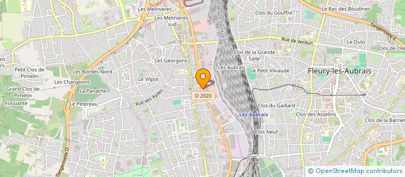 localisation de l'entreprise MERCERINE ORL à FLEURY-LES-AUBRAIS